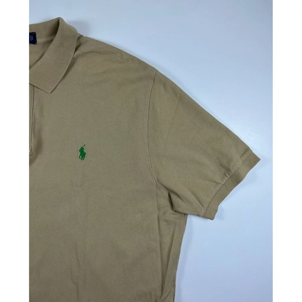 Lot of 7 Polo Ralph Lauren Mens XXL Custom Fit Short Sleeve Preppy Polo Shirts